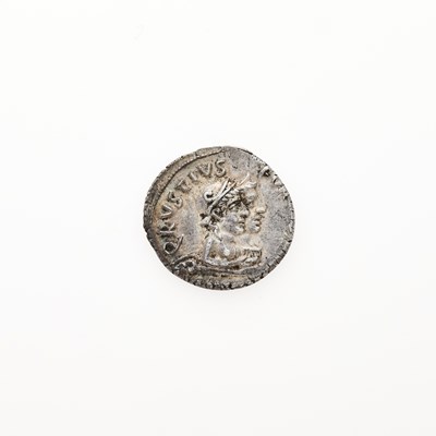 Lot 87 - Augustus and Q. Rustius (Moneyer) c. 19 B.C.E. AR Denarius (3.62g, 18mm).