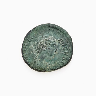 Lot 101 - Antonia, struck under Claudius. c. 41-50 C.E. AE Dupondius. (12.85g, 28mm).