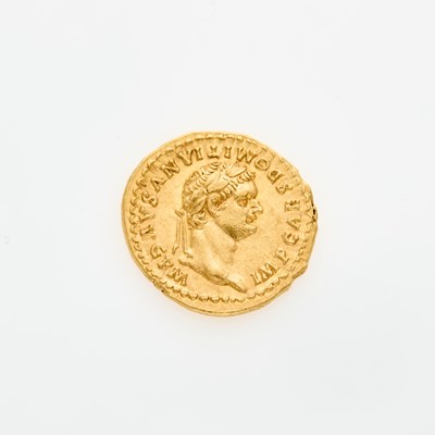Lot 106 - Domitian, Caesar. c. 82 C.E. AV Aureus (7.75g, 19mm).