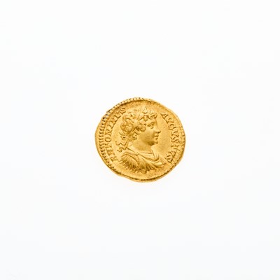 Lot 124 - Caracalla. c. 199-200 C.E. AV Aureus (7.13g, 20mm).