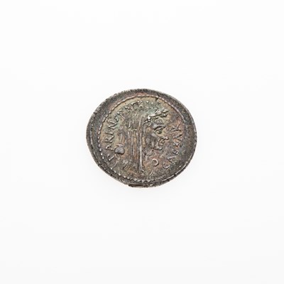 Lot 56 - Julius Caesar, C. Cossutius Maridianus (Moneyer). c. 44 B.C.E. AR Denarius (3.83g, 20mm).