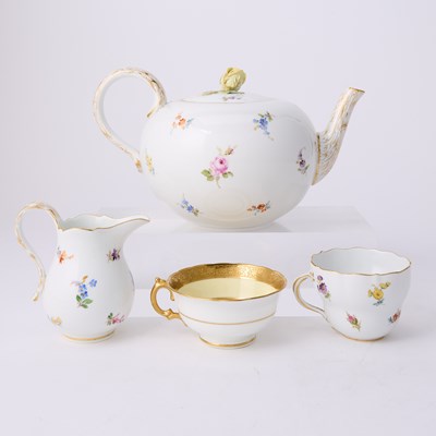 Lot 46 - Assembled Meissen Porcelain Partial Dinner Service