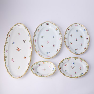 Lot 46 - Assembled Meissen Porcelain Partial Dinner Service