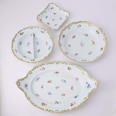 Lot 46 - Assembled Meissen Porcelain Partial Dinner Service
