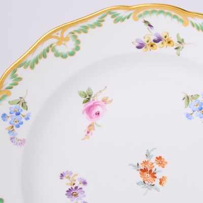 Lot 46 - Assembled Meissen Porcelain Partial Dinner Service