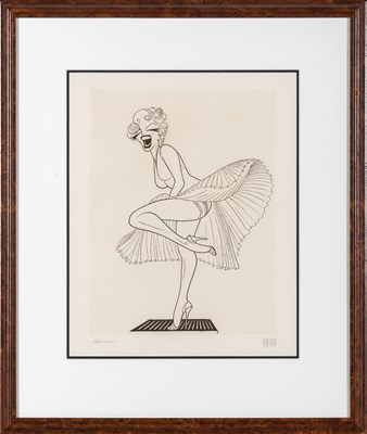 Lot 608 - Marilyn in the famous subway scene in The Seven Year Itch