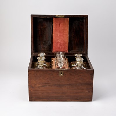Lot 48 - Victorian Rosewood Cave à Liqueur