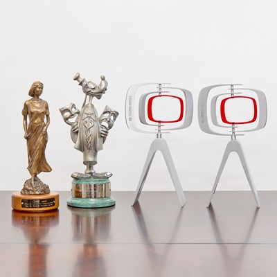 Lot 92 - Four awards presented to Mary Tyler Moore