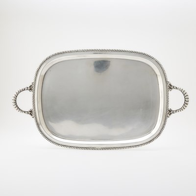 Lot 3065 - American Sterling Silver Two-Handled Tray