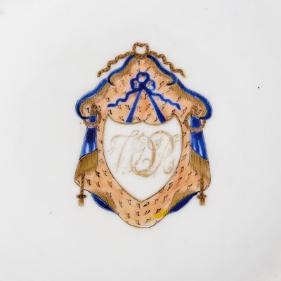 Lot 44 - Set of Five Chinese Export Porcelain Plates