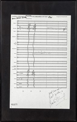 Lot 575 - Inscribed by Barbra Streisand