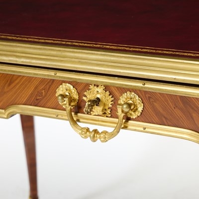 Lot 141 - Régence Style Gilt-Bronze Mounted Kingwood Bureau Plat by Sormani