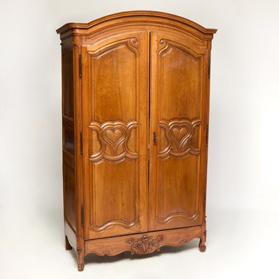 Lot 122 - Louis XIV Provincial Walnut Armoire