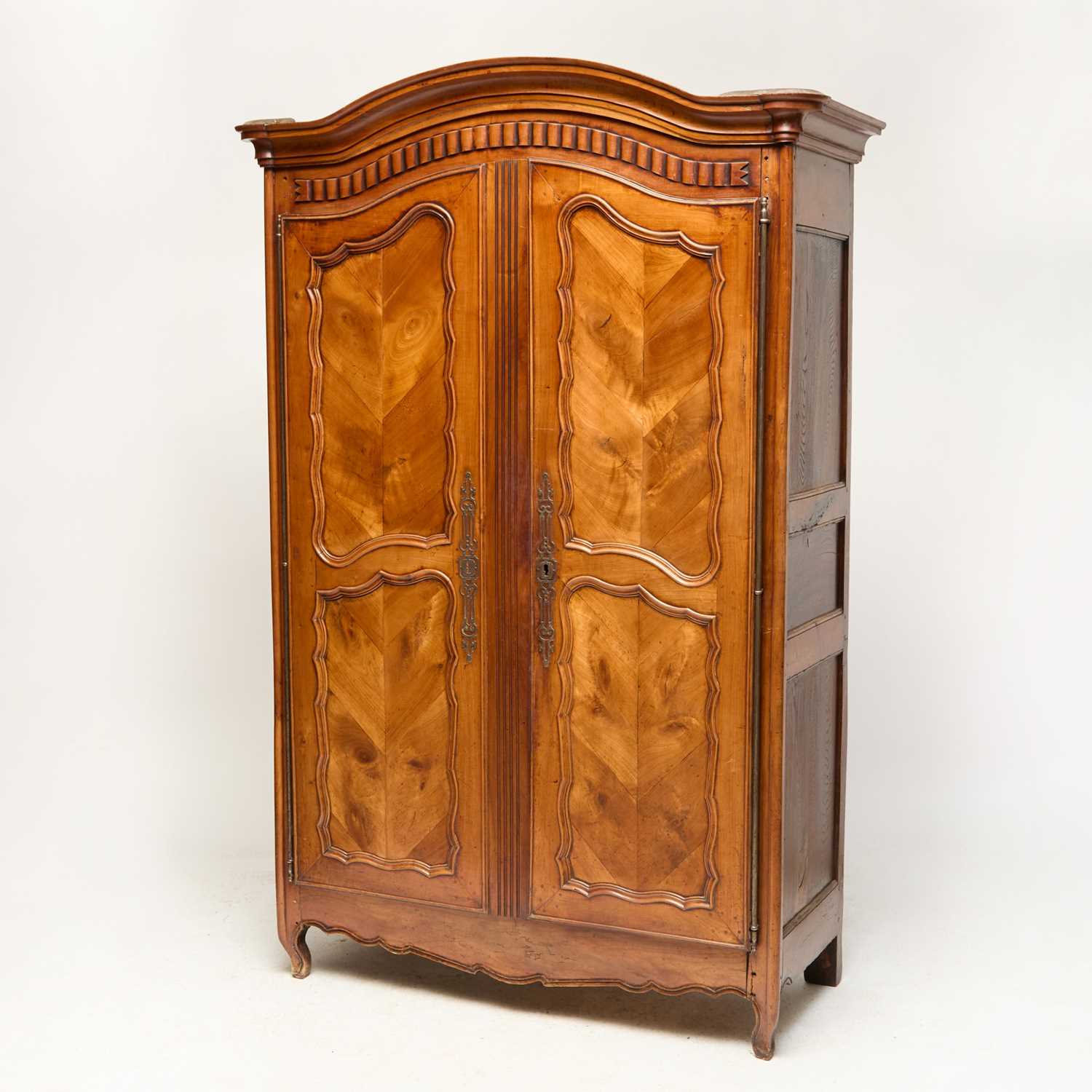Lot 173 - Louis XV Fruitwood and Chestnut Armoire