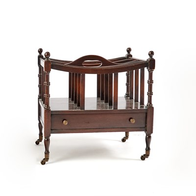 Lot 147 - George III Style Mahogany Canterbury