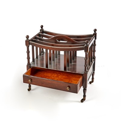 Lot 147 - George III Style Mahogany Canterbury
