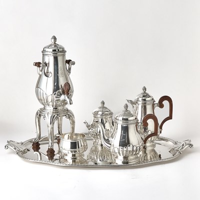 Lot 201 - French Sterling Silver Tea and Coffee Service
