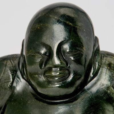 Lot 58 - A Group of Three Chinese Hardstone Figural Carvings