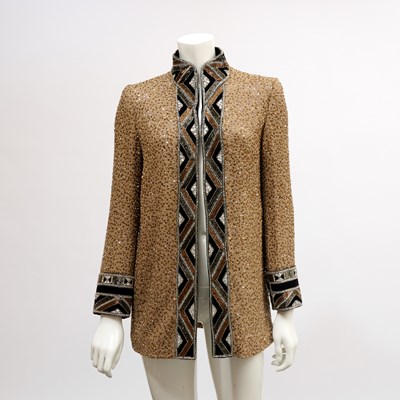 Lot 289 - The Bob Mackie-designed beaded evening jacket worn by Carol Burnett to the 2019 Golden Globe Awards