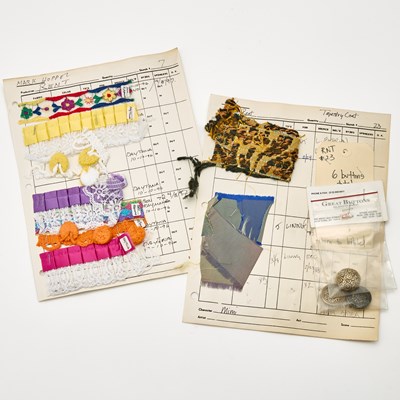 Lot 547 - The costume bible for the original run of RENT