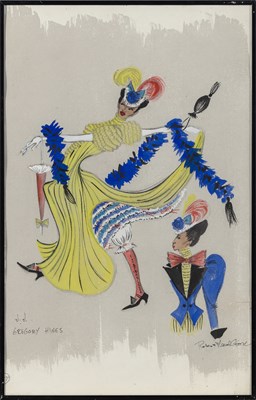 Lot 555 - An original Robert Mackintosh costume design for Gregory Hines