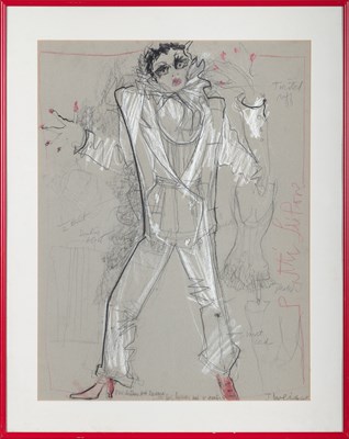 Lot 552 - A Julie Weiss costume design for Patti Lupone