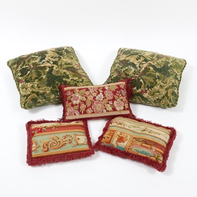 Lot 229 - Group of Five Tapestry Pillows