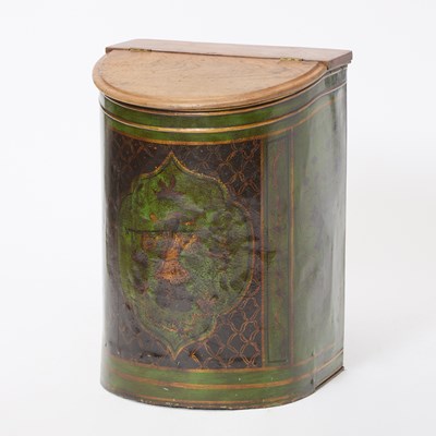Lot 280 - Victorian Painted Tole Coal Hod
