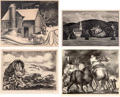 Lot 671 - Ernest Fiene (1894-1965)