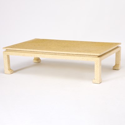 Lot 131 - Asian Style Tessellated Horn Low Table