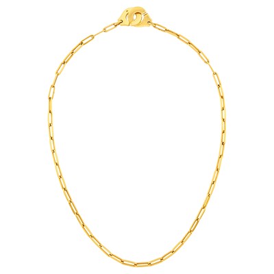 Lot 1002 - Dinh Van Gold 'Menottes' Chain Necklace, France