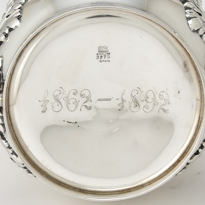 Lot 86 - Whiting Mfg. Co. Sterling Silver Two-Handled Vase