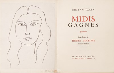 Lot 159 - Henri Matisse and Tristan Tzara collaborate on Midis gagnés