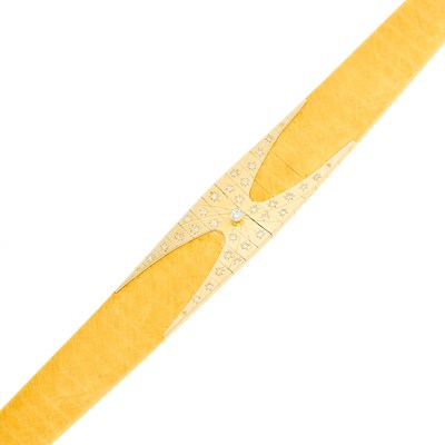 Lot 2023 - Two-Color Gold and Diamond Bracelet