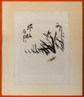 Lot 92 - Chinese Woodblock Print After Qi Baishi