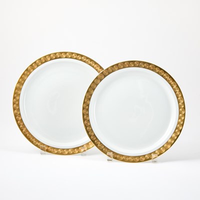 Lot 47 - Rosenthal Porcelain Gold Rimmed Dinner Service