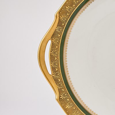 Lot 82 - Assembled Limoges Unic Porcelain Gilt-Decorated Partial Dessert Service