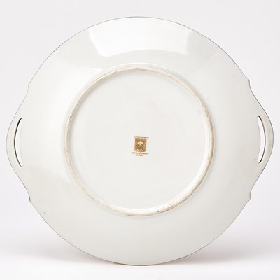 Lot 82 - Assembled Limoges Unic Porcelain Gilt-Decorated Partial Dessert Service