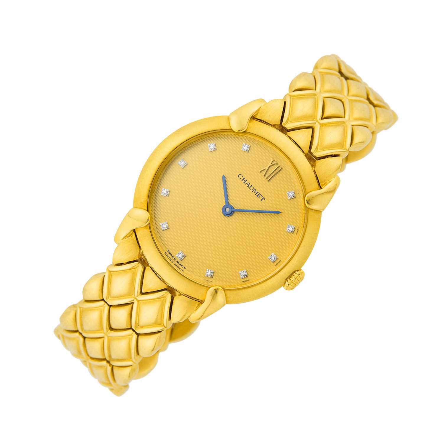 Lot 108 - Chaumet Paris Gentleman's 'Paris Élysées' Gold Wristwatch