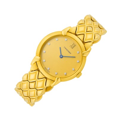 Lot 108 - Chaumet Paris Gentleman's 'Paris Élysées' Gold Wristwatch