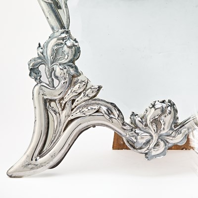 Lot 168 - Austrian Art Nouveau Silver Table Mirror