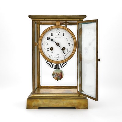 Lot 144 - Tiffany & Co. French Bronze Mantle Clock