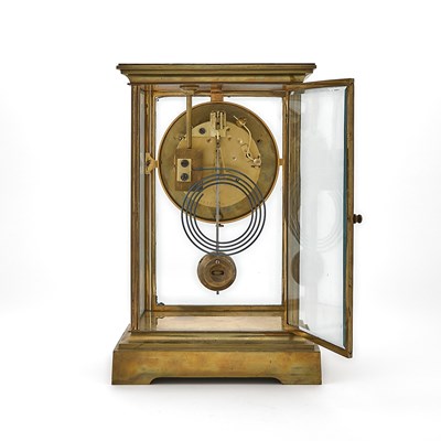 Lot 144 - Tiffany & Co. French Bronze Mantle Clock