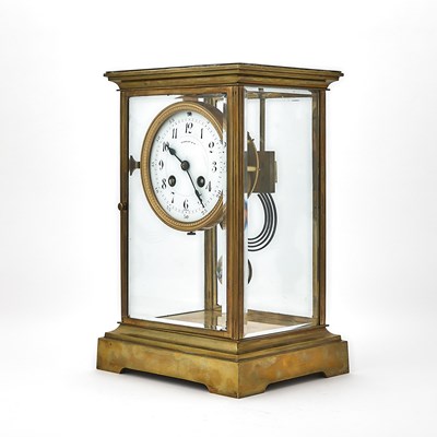 Lot 144 - Tiffany & Co. French Bronze Mantle Clock