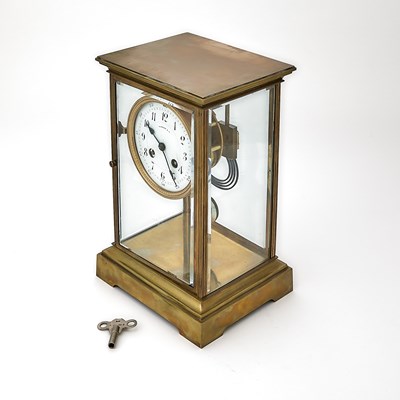 Lot 144 - Tiffany & Co. French Bronze Mantle Clock