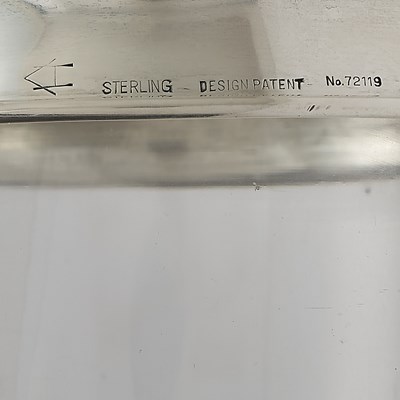 Lot 55 - American Sterling Silver and Glass Cocktail Shaker