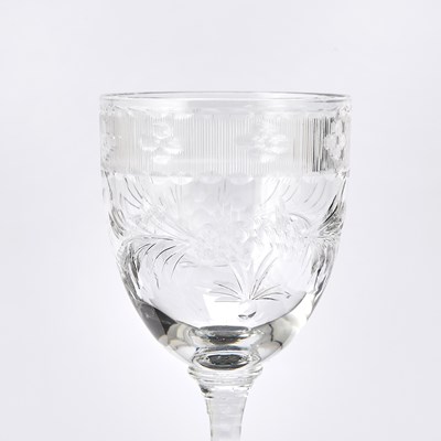 Lot 64 - Group of Hawkes and Other Colorless Glass Table Articles