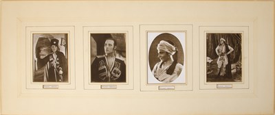 Lot 120 - Four Press Photos of Rudolph Valentino
