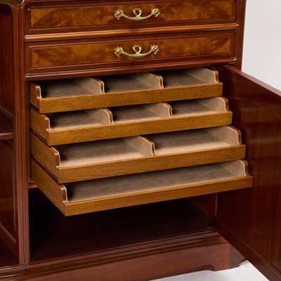 Lot 78 - Louis Majorelle Art Nouveau Carved Mahogany 'Algues' (Seaweed) Pattern Buffet
