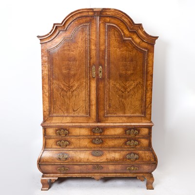 Lot 49 - Dutch Rococo Walnut Cabinet